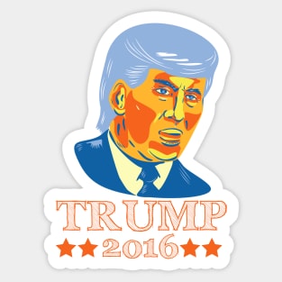 Donald Trump Republican 2016 Sticker